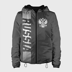 Куртка с капюшоном женская Russia, цвет: 3D-черный