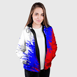 Куртка с капюшоном женская Россия, цвет: 3D-черный — фото 2