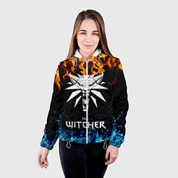 Куртка с капюшоном женская The Witcher, цвет: 3D-белый — фото 2