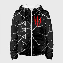 Куртка с капюшоном женская The Witcher, цвет: 3D-белый