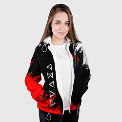 Куртка с капюшоном женская The Witcher, цвет: 3D-белый — фото 2