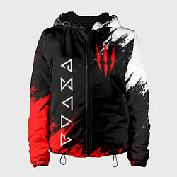 Куртка с капюшоном женская The Witcher, цвет: 3D-черный