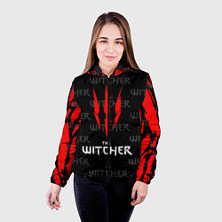 Куртка с капюшоном женская The Witcher, цвет: 3D-черный — фото 2