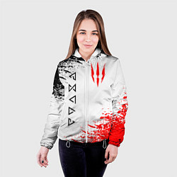 Куртка с капюшоном женская THE WITCHER, цвет: 3D-белый — фото 2