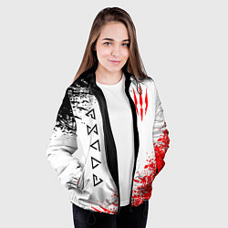 Куртка с капюшоном женская THE WITCHER, цвет: 3D-черный — фото 2