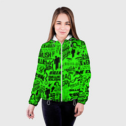Куртка с капюшоном женская BILLIE EILISH БИЛЛИ АЙЛИШ, цвет: 3D-белый — фото 2