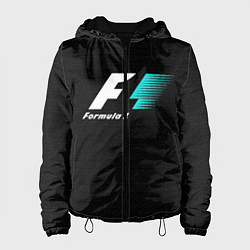 Куртка с капюшоном женская Formula 1, цвет: 3D-черный