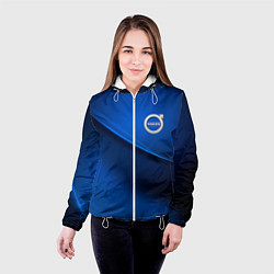 Куртка с капюшоном женская VOLVO, цвет: 3D-белый — фото 2