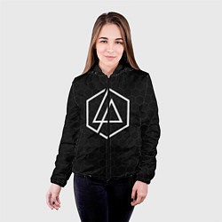 Куртка с капюшоном женская LINKIN PARK, цвет: 3D-черный — фото 2