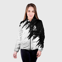 Куртка с капюшоном женская Sabaton, цвет: 3D-черный — фото 2