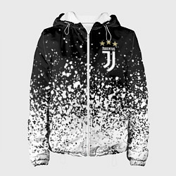 Куртка с капюшоном женская JUVENTUS, цвет: 3D-белый