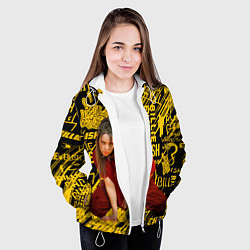 Куртка с капюшоном женская Billie Eilish, цвет: 3D-белый — фото 2