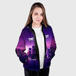 Куртка с капюшоном женская Detroit Become Human S, цвет: 3D-черный — фото 2