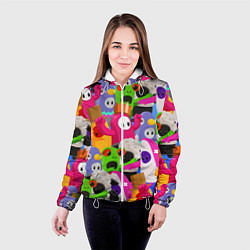 Куртка с капюшоном женская Fall Guys, цвет: 3D-белый — фото 2