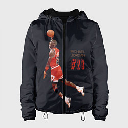 Куртка с капюшоном женская MICHAEL JORDAN, цвет: 3D-черный