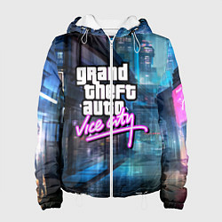Куртка с капюшоном женская GTA, цвет: 3D-белый