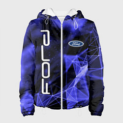 Куртка с капюшоном женская FORD, цвет: 3D-белый
