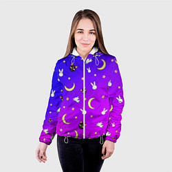 Куртка с капюшоном женская СЭЙЛОР МУН, цвет: 3D-белый — фото 2