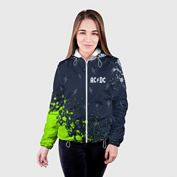 Куртка с капюшоном женская AC DС, цвет: 3D-белый — фото 2