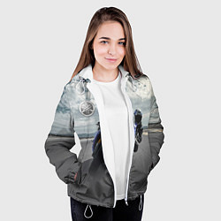 Куртка с капюшоном женская Yamaha, цвет: 3D-белый — фото 2