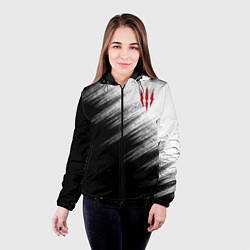 Куртка с капюшоном женская The Witcher, цвет: 3D-черный — фото 2