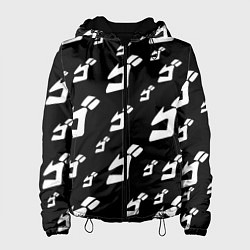 Куртка с капюшоном женская JoJo Bizarre Adventure, цвет: 3D-черный