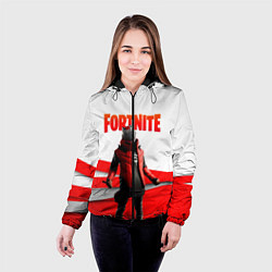 Куртка с капюшоном женская FORTNITE, цвет: 3D-черный — фото 2