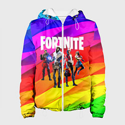 Куртка с капюшоном женская FORTNITE, цвет: 3D-белый