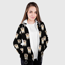 Куртка с капюшоном женская Иноске, цвет: 3D-белый — фото 2