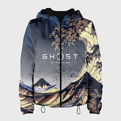 Куртка с капюшоном женская Ghost of Tsushima, цвет: 3D-черный