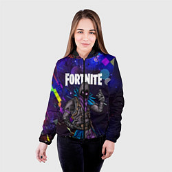 Куртка с капюшоном женская FORTNITE x RAVEN, цвет: 3D-черный — фото 2
