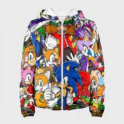 Куртка с капюшоном женская Sonic, цвет: 3D-белый