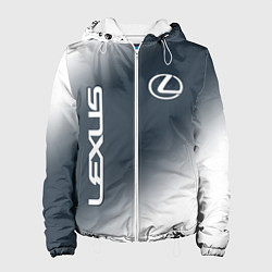 Куртка с капюшоном женская LEXUS ЛЕКСУС, цвет: 3D-белый