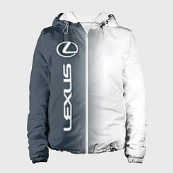 Куртка с капюшоном женская LEXUS ЛЕКСУС, цвет: 3D-белый