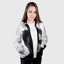 Куртка с капюшоном женская ROBERT PATTINSON, цвет: 3D-черный — фото 2