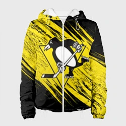 Куртка с капюшоном женская Pittsburgh Penguins Sport, цвет: 3D-белый