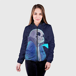 Куртка с капюшоном женская UNDERTALE, цвет: 3D-черный — фото 2