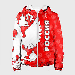 Куртка с капюшоном женская РОССИЯ, цвет: 3D-белый