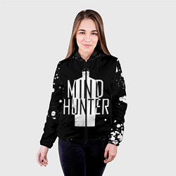 Куртка с капюшоном женская Охотники за разумом, цвет: 3D-черный — фото 2