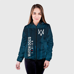 Куртка с капюшоном женская WATCH DOGS: LEGION, цвет: 3D-черный — фото 2