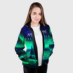 Куртка с капюшоном женская VALHALLA, цвет: 3D-черный — фото 2