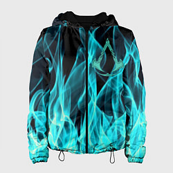 Куртка с капюшоном женская ASSASSINS CREED VALHALLA, цвет: 3D-черный