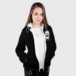 Куртка с капюшоном женская MP ROBOT, цвет: 3D-белый — фото 2