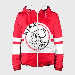 Куртка с капюшоном женская AJAX AMSTERDAM, цвет: 3D-белый