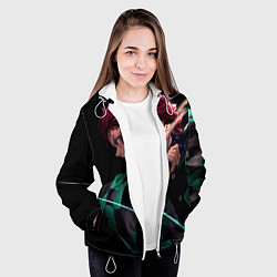 Куртка с капюшоном женская ТАНДЖИРО, цвет: 3D-белый — фото 2