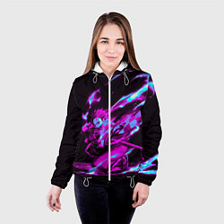 Куртка с капюшоном женская НЕОНОВЫЙ ТАНДЖИРО, цвет: 3D-белый — фото 2