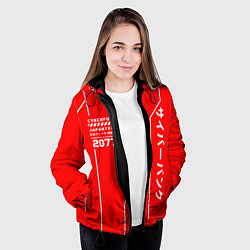 Куртка с капюшоном женская CYBERPUNK FASHION, цвет: 3D-черный — фото 2