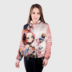 Куртка с капюшоном женская GENSHIN IMPACT, ДИОНА, цвет: 3D-белый — фото 2