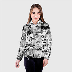 Куртка с капюшоном женская Haikyu, цвет: 3D-белый — фото 2