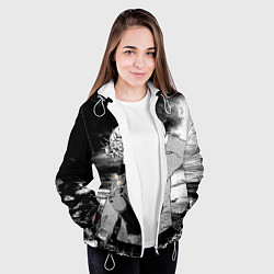 Куртка с капюшоном женская Химико Тога, цвет: 3D-белый — фото 2